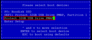 AMI BIOS - boot device
