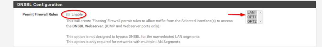 pfSense DNSBL Configuration