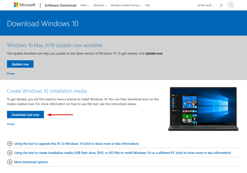 Windows 10 download